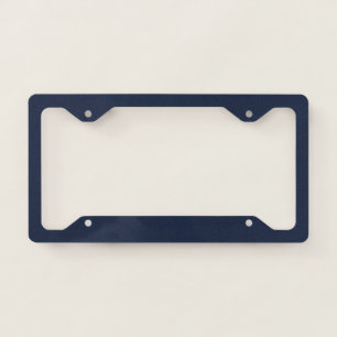 Dark Midnight Blue License Plate Frame