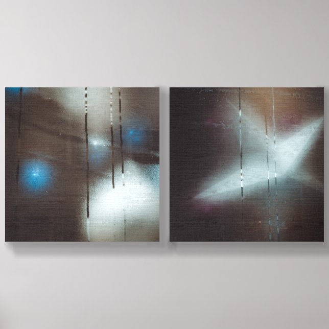 Dark Misted Steamy Window with Christmas Baubles Foam Core Photo Tile (Front Set)