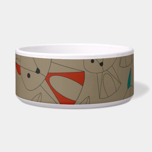 Dark Mode Fox Cartoon Bowl