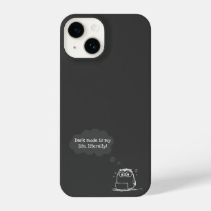 Dark Mode Owl Phone Case for Tech Lovers