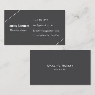 Dark Modern Business Cards