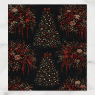 Dark Moody Christmas Envelope Liner