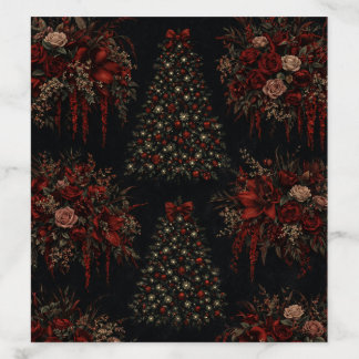 Dark Moody Christmas Envelope Liner