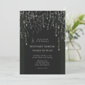 Dark Moody Gothic Wedding Invitation Zazzle