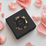 Dark Moody Romantic Floral Dutch Painterly Wedding Classic Round Sticker<br><div class="desc">Perfect for favors or welcome kits.
Customize the text and move or scale the circle and florals as desired. Circle and background color are editable.</div>