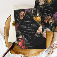 Dark Moody Romantic Floral Dutch Painterly Wedding