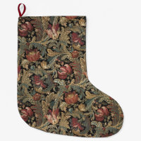 Dark Moody Vintage Floral Botanical Pattern