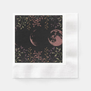 Dark Moon Phases Napkins