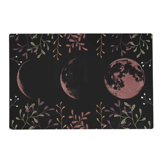Dark Moon Phases   Placemat (Front)