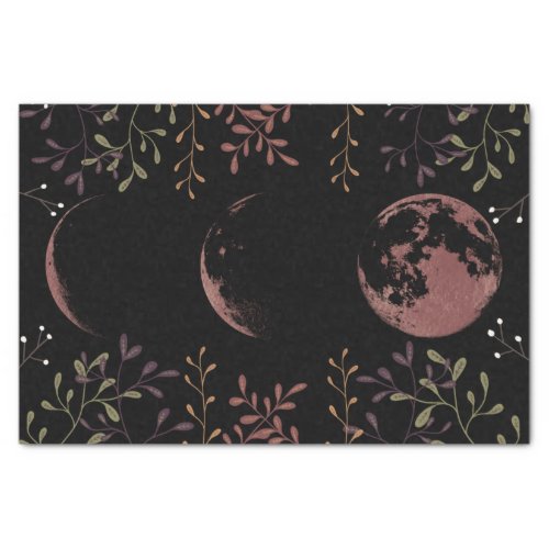 Dark Moon Phases   Tissue Paper