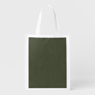 Dark Moss Grain Texture Tote Bag – Customizable