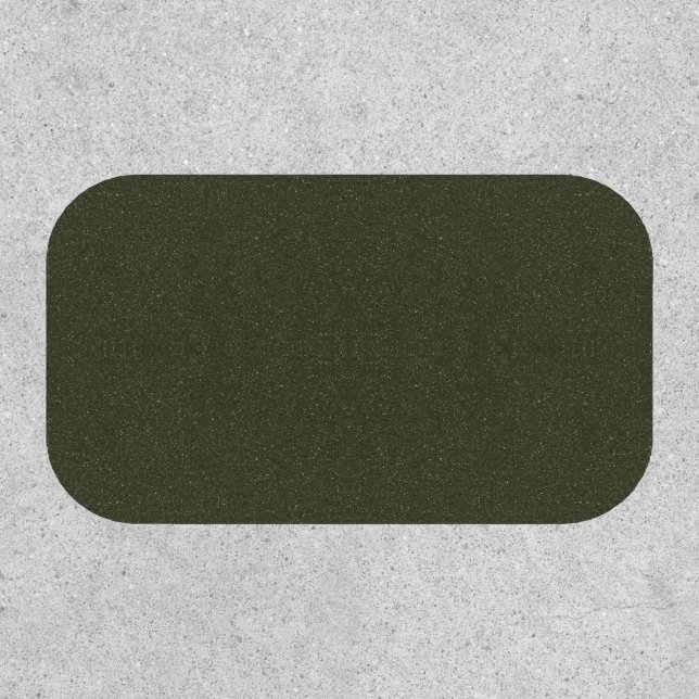 Dark Moss Green Custom Patch with Texture (Front)
