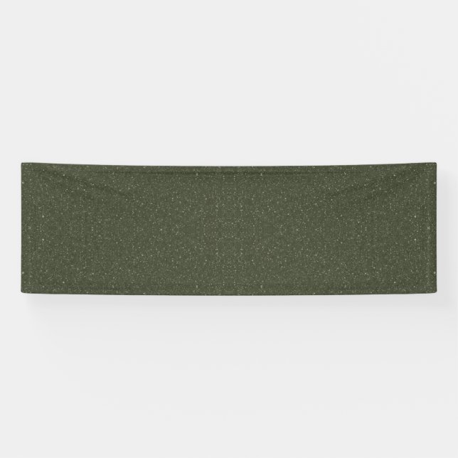 Dark Moss Green Noise Effect Banner – Customizable (Horizontal)