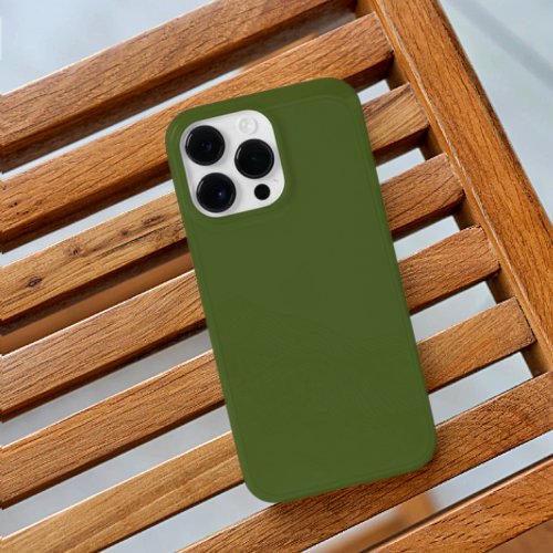 Dark Moss Green One of Best Solid Green Shades Case_Mate iPhone 14 Pro Max Case