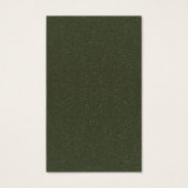 Dark Moss Textured Business Card – Customizable (Front)
