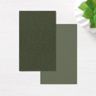 Dark Moss Textured Business Card – Customizable