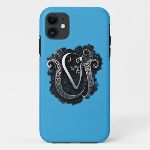 dark motif calligraphy iPhone 11 case