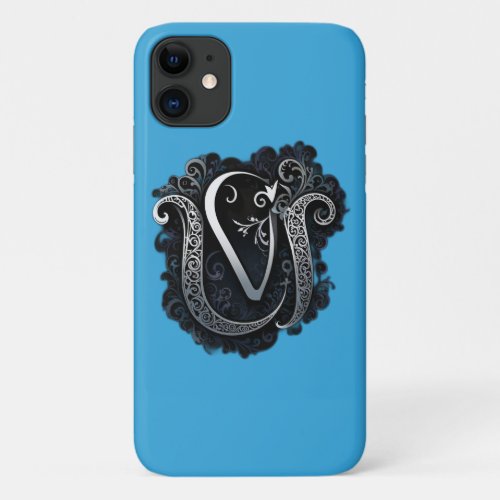 dark motif calligraphy iPhone 11 case