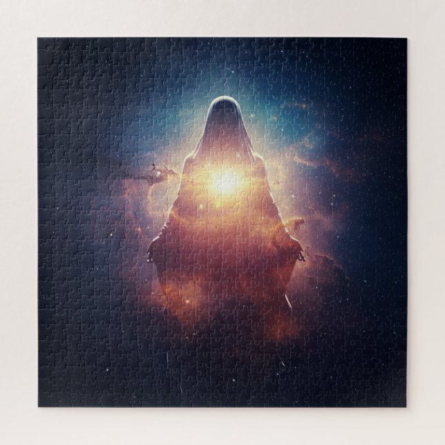 Dark Mysterious Overlord in Deep Universe Jigsaw Puzzle (Vertical)