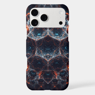 Dark Mystic Fractal Honeycomb Abstract iPhone 17 Pro Max Case