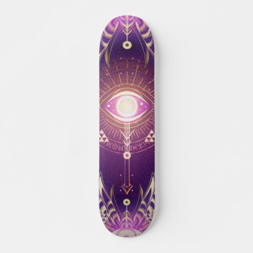 Dark Mystical Arcane Eye of Eternity Skateboard