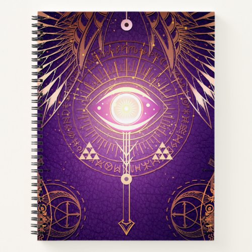 Dark Mystical Arcane Eye of Eternity Sketchpad Notebook