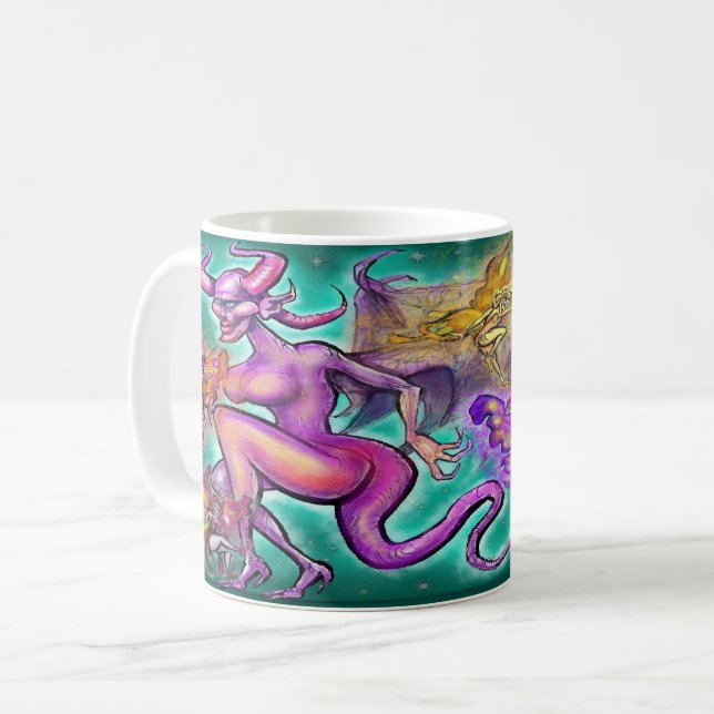 Dark n Light Fae Coffee Mug (Front Left)