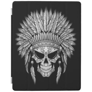 Dark Native Sugar Skull with Headdress iPad Smart Cover