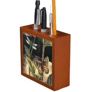 Dark Nature Scene by Vision Studio Desk Organizer