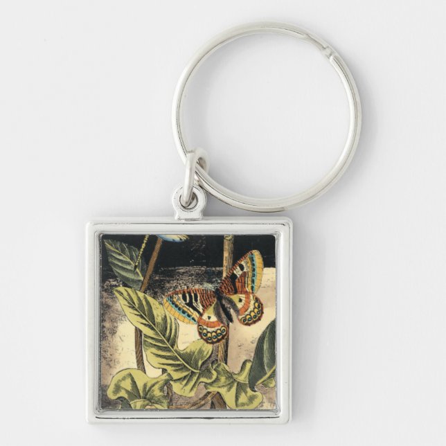 Dark Nature Scene by Vision Studio Keychain (Front)