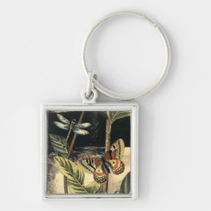 Dark Nature Scene by Vision Studio Keychain
