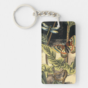 Dark Nature Scene by Vision Studio Keychain