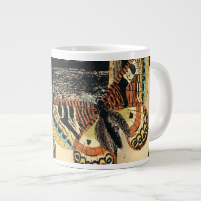 Dark Nature Scene by Vision Studio Large Coffee Mug (Front Right)