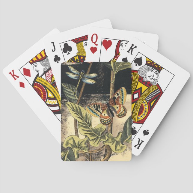 Dark Nature Scene by Vision Studio Poker Cards (Back)