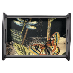 Dark Nature Scene by Vision Studio Serving Tray