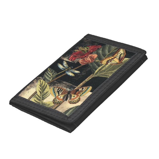 Dark Nature Scene by Vision Studio Tri-fold Wallet (Bottom)