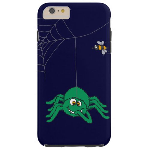 Dark naughty green spider  fly iphone case