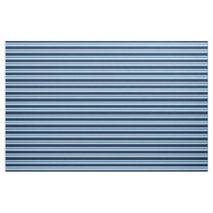 Dark Nautical Light Blue Blue Stripes Pattern Fabric