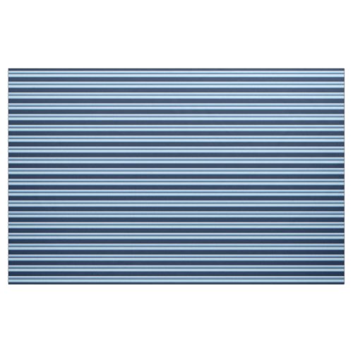 Dark Nautical Light Blue Blue Stripes Pattern Fabric