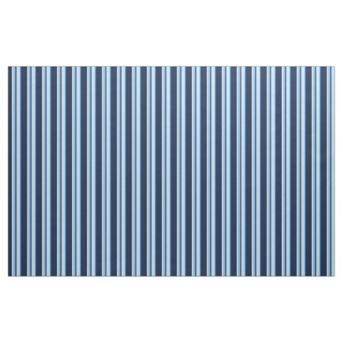 Dark Nautical Light Blue Blue Stripes Pattern Fabric