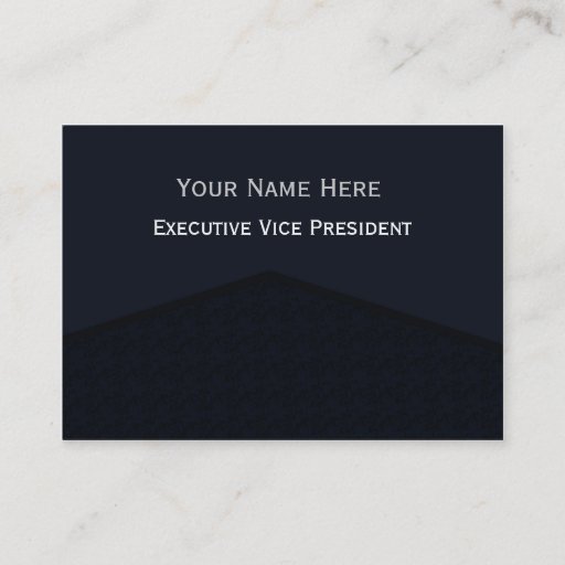 Customizable Dark Navy Blue Center Point Business Card Template
