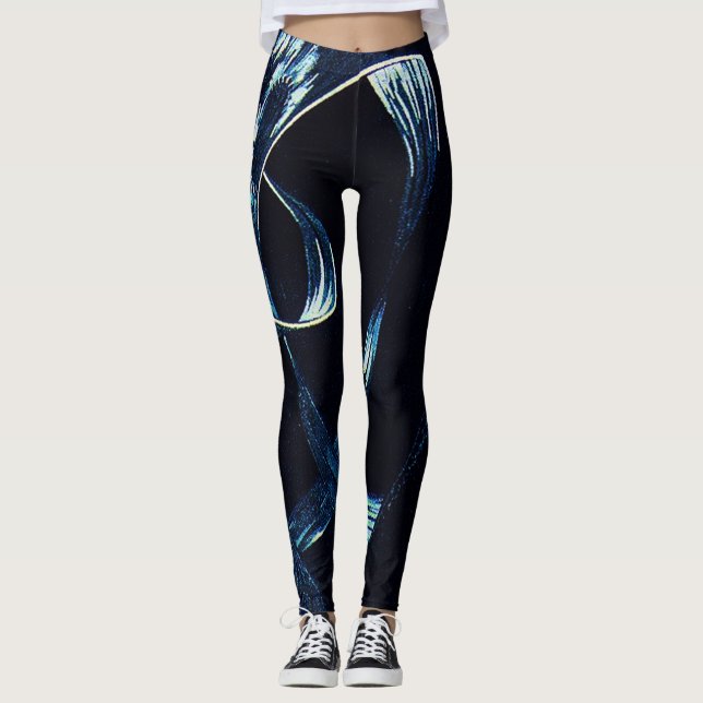Dark Navy Blue  Leggings (Front)