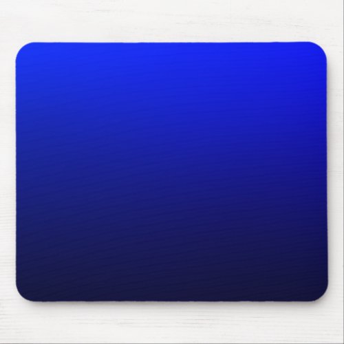 Dark Navy Midnight Blue Ombre Gradient Mouse Pad