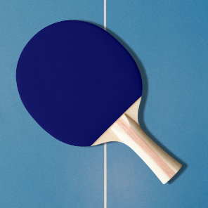 Dark Navy Solid Color Ping Pong Paddle
