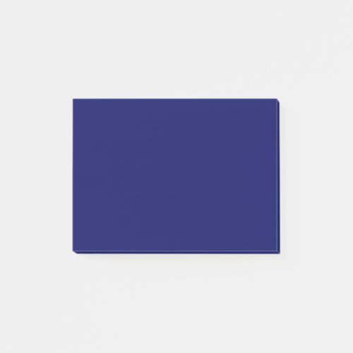 Dark Navy Solid Color Post_it Notes