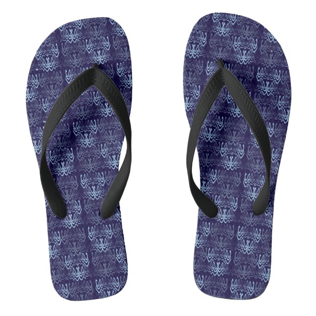 dark night flip flops (Footbed)