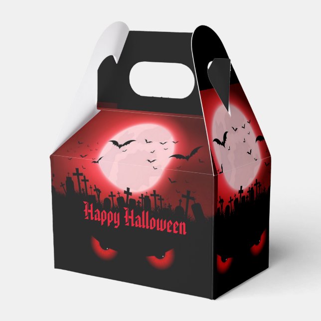 Dark Night Watchers Gable Favor Boxes (Front Side)