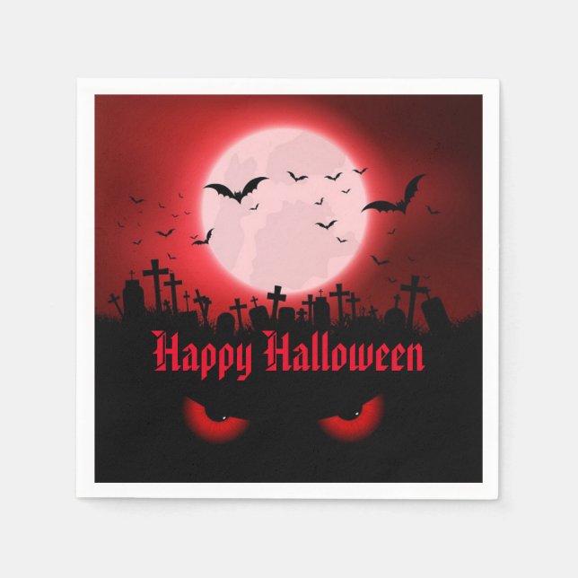 Dark Night Watchers Napkins (Front)