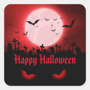 Dark Night Watchers Square Sticker