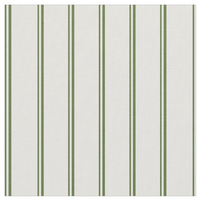 Dark Olive Green and Light Cyan Lines Fabric (Close Up)